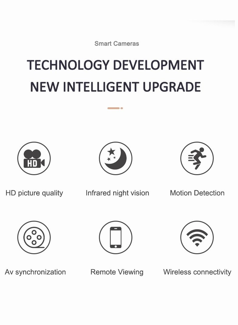 HD intelligent night vision surveillance camera motion camera - Image 4