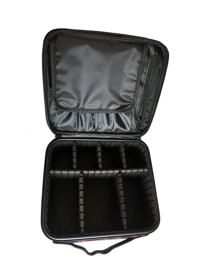 نيبمينينت صندوق لمستحضرات التجميل مطبوع عليه صورة شفاه أسود/أحمر - Image 2