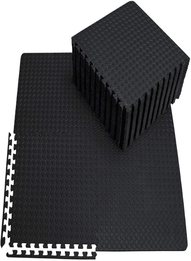 SIGNATRON 4Pc - 16 SqFt - Puzzle Flooring || Kids Interlocking Play mat || Shop Floor Mat || Kitchen Floor Mat || Pet Mat ||12 MM Thick - Image 1