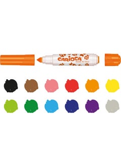 carioca Stamperello Stamp And Felt Pen 12 Pcs  - Image 3