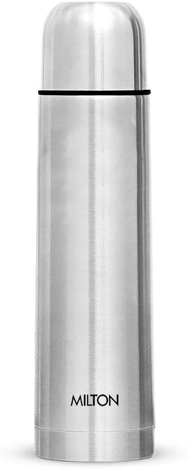 Milton Milton Thermosteel Plain Lid Flask, 1000 milliliters, Silver - Image 3