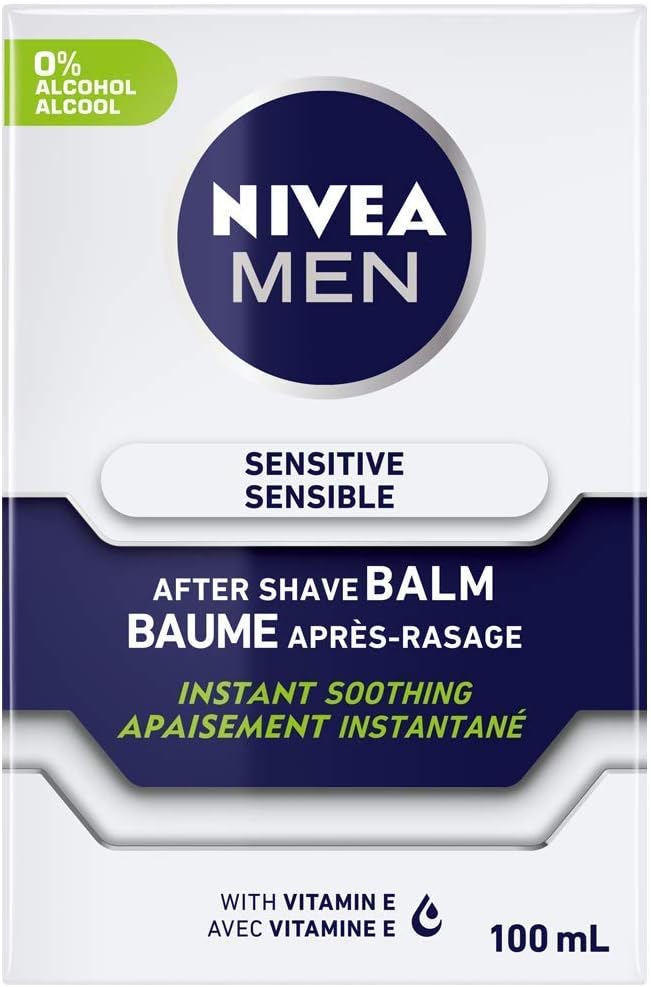 Nivea Men Shave Balm Sensitive Active Comfort System 2 x 33 oz Pack of 2 - Image 1