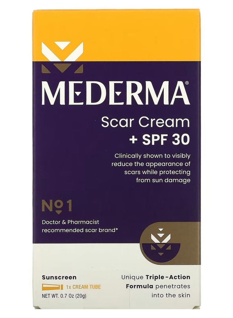 Mederma Skin Care For Scars Cream SPF30 20g