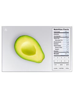 Nutrition Scale, Food Grade Glass, Calorie Counting Scale, Meal Prep Scale, and Weight Loss Scale, Designed in St. Louis, Silver