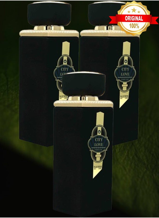 لوكشري 3 قطع عطر سيتي لوف رويال الفاخر 100 مل  - Image 1