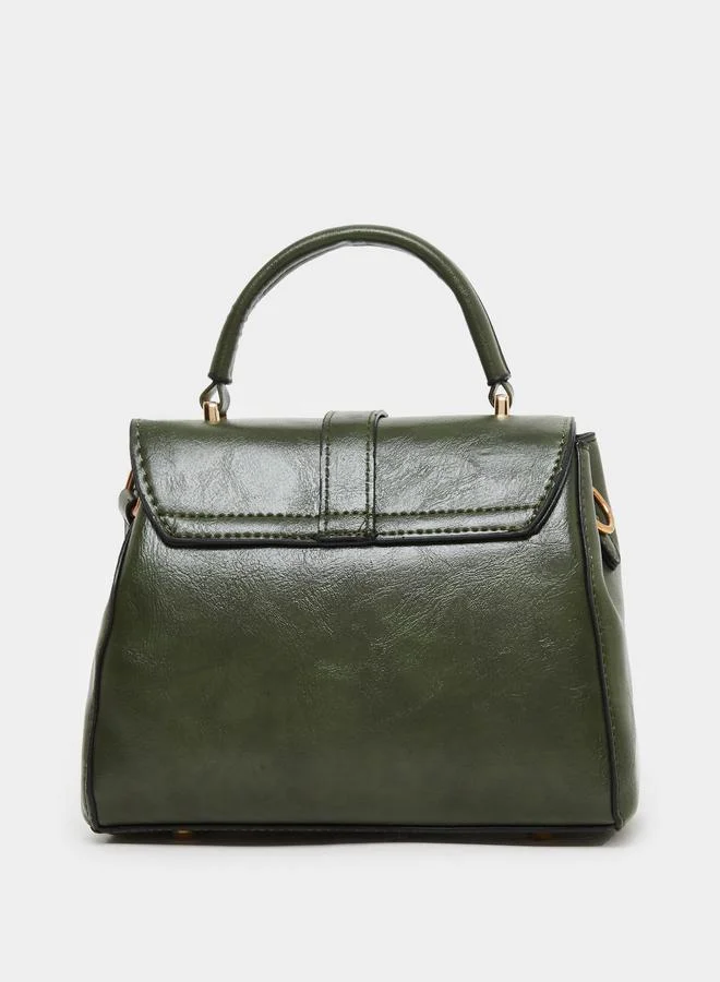 Styli  Styli Green Satchel Handbag for Women | Best Price UAE