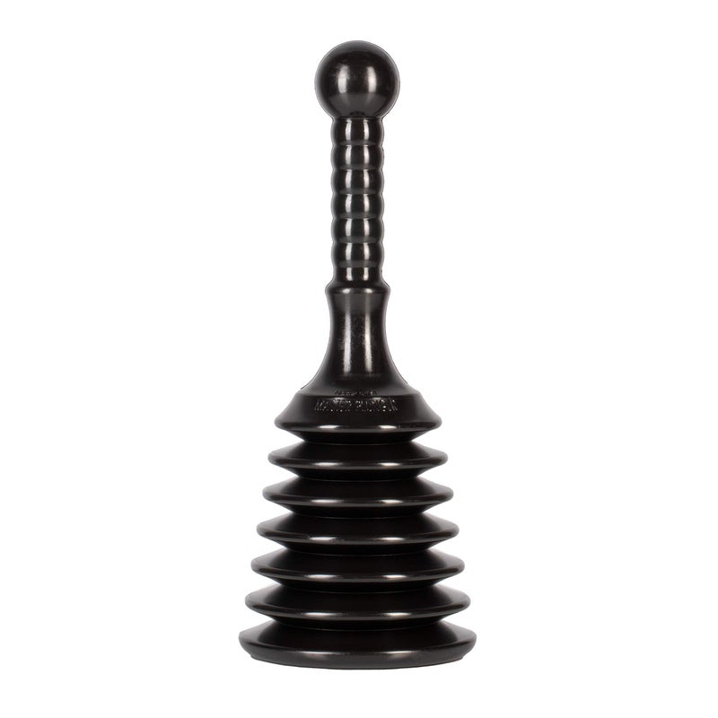 Master Plunger MPS4 Sink & Drain Plunger for Kitchen Sinks, Bathroom Sinks, Showers, and Bathtubs. Small and Strong Design with Large Bellows Commercial & Residential Use, Black - Image 1