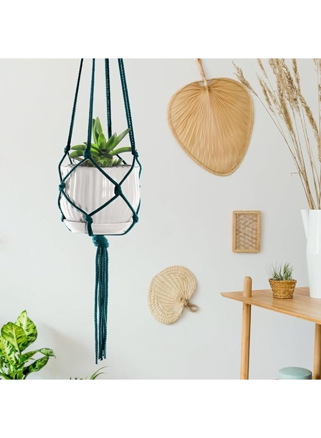 Antikiano Macrame Plant Hanger – Handmade Cotton Decor – Length ‎105‎ cm. - Image 3