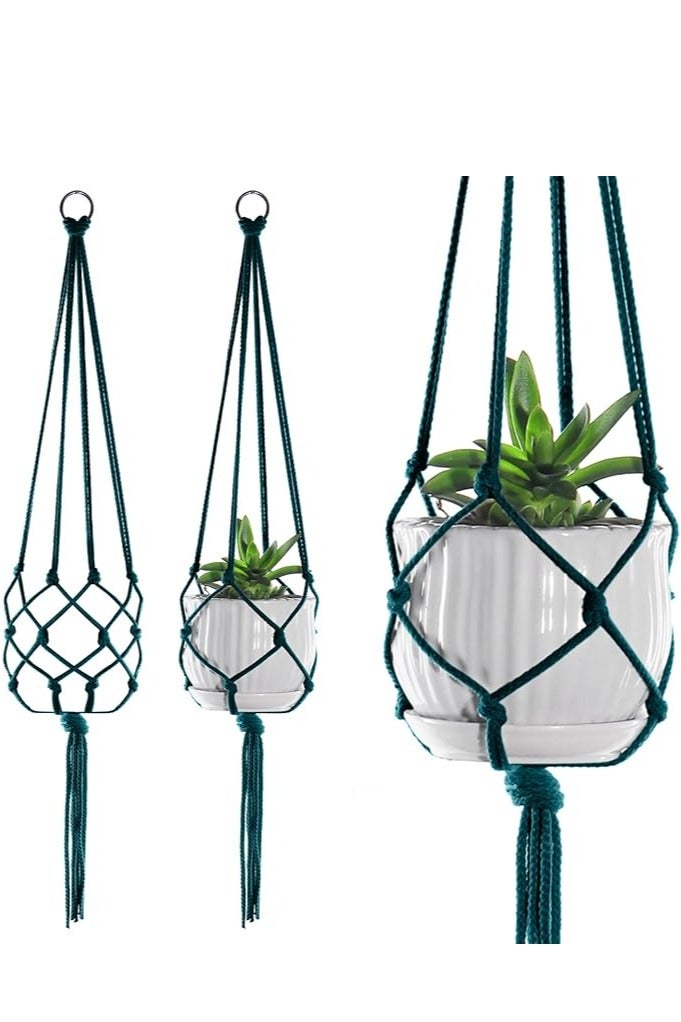 Antikiano Macrame Plant Hanger – Handmade Cotton Decor – Length ‎105‎ cm. - Image 4