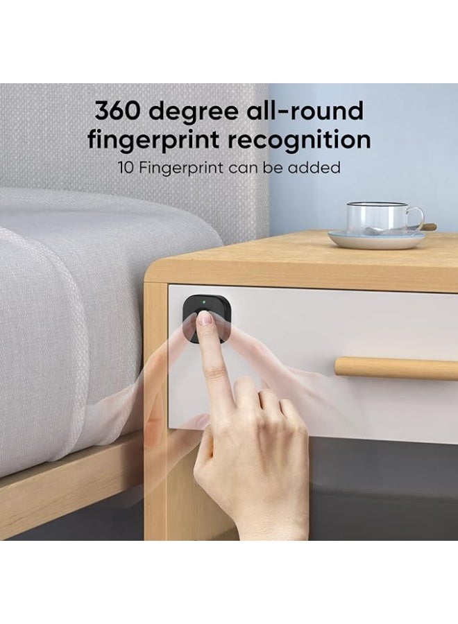 Mypin Bluetooth Fingerprint Cabinet Lock Smart Biometric Keyless Hidden Electric - Image 3