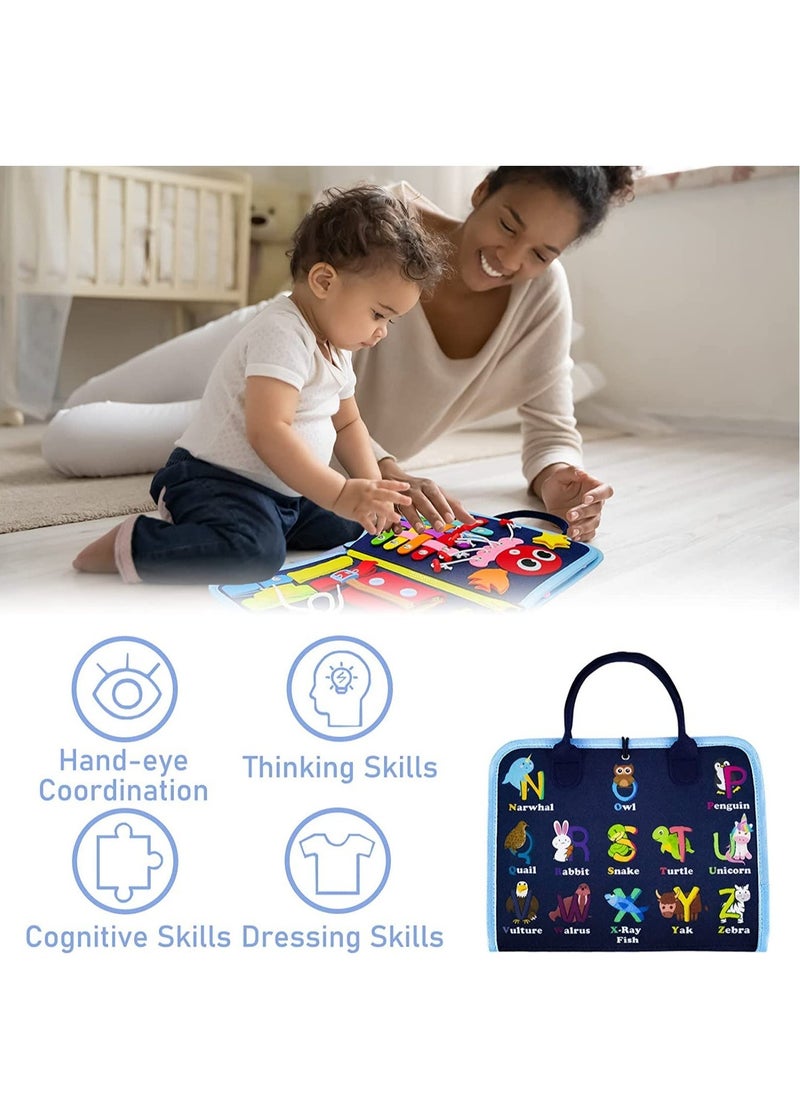 Generic - Busy Board Montessori Toy for 1 2 3 4 Years Old, Educational Activity Sensory Board Preschool Learning Fine Motor Skills Toys, Toddler Toy, Gift for Boys Girls - Image 1