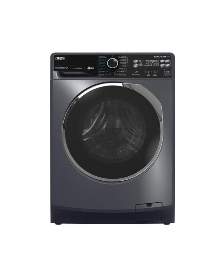 Steam Max Washing Machine, Inverter, 7 Kg, Dark Grey- ZWF7221DL7