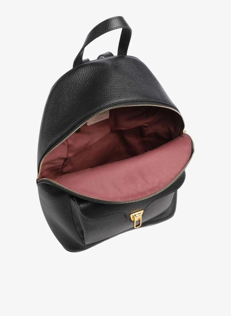 Coccinelle Black Beat Generation Leather Backpack for Women | Best Price UAE