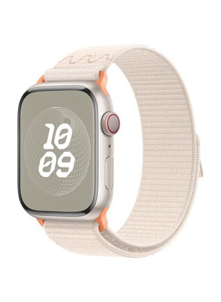 Replacement Strap For Apple Watch SE 40mm Loop Nylon Watch Band Starlight - pzsku/Z4F45490004AD77D9AE97Z/45/_/1714875585/dc4411be-00ad-4a56-aa8d-5f278ee8362b