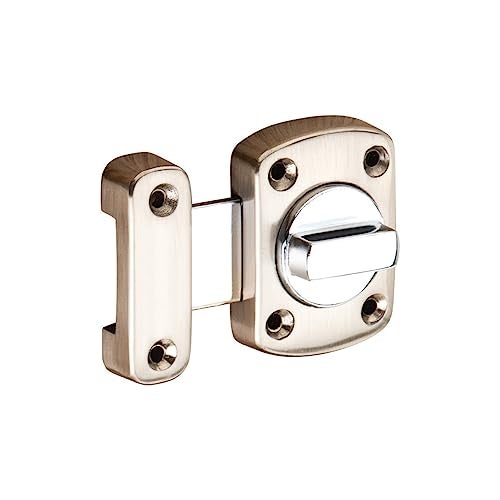 SARDAR NOVO 5" Iron Baby Latch| Bathroom Door Handle| Mortise Door Handle with Baby Latch| Keyless Handle Bathroom| Push to Close Latch (with Rotary Latch) - Image 4