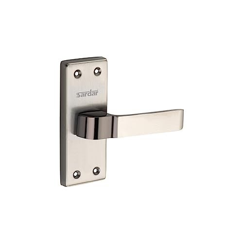 SARDAR NOVO 5" Iron Baby Latch| Bathroom Door Handle| Mortise Door Handle with Baby Latch| Keyless Handle Bathroom| Push to Close Latch (with Rotary Latch) - Image 5