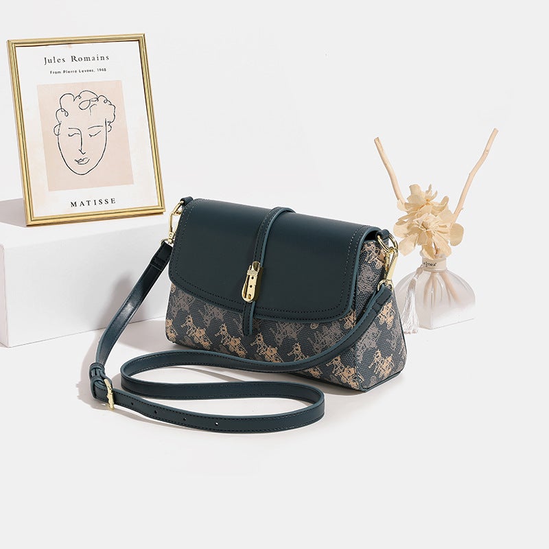 Soft Texture Bag 24 New Printed Commuter High Elegant Large Capacity Shoulder Bag Fashionable Small Bag Crossbody Bag - Image 3
