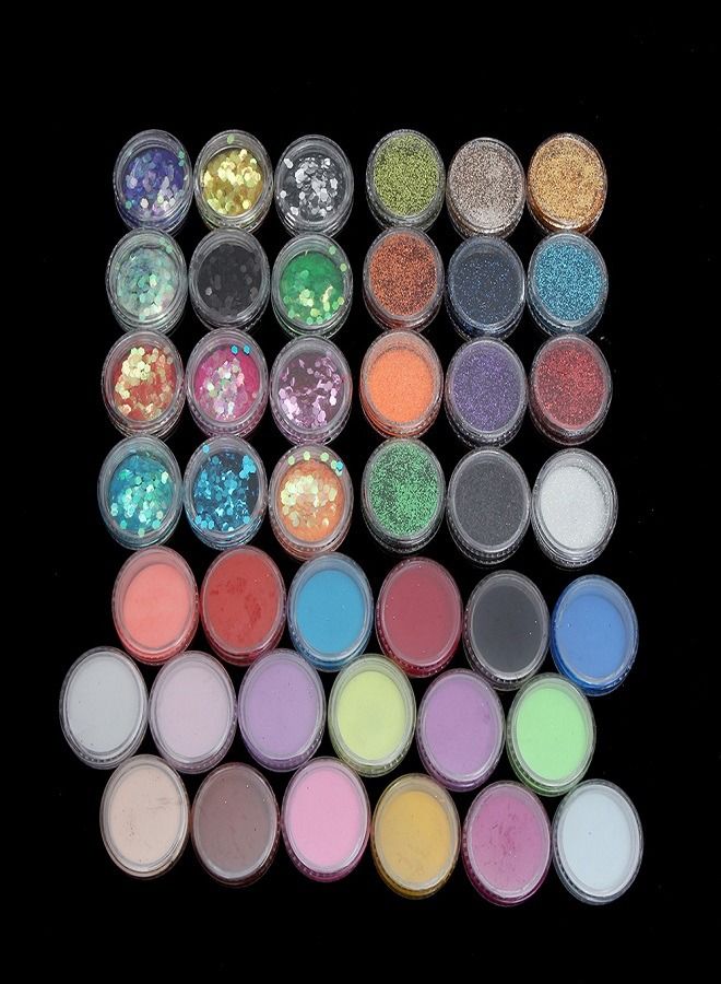 ORiTi Nail Art Tool Complete Supplies 42 Color Crystal Student Set  - Image 4