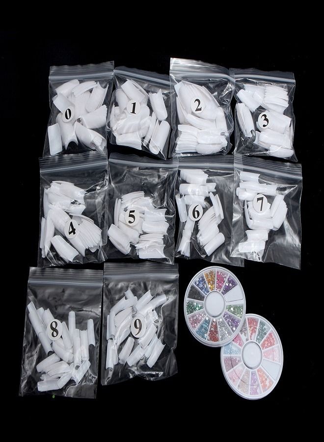 ORiTi Nail Art Tool Complete Supplies 42 Color Crystal Student Set  - Image 2