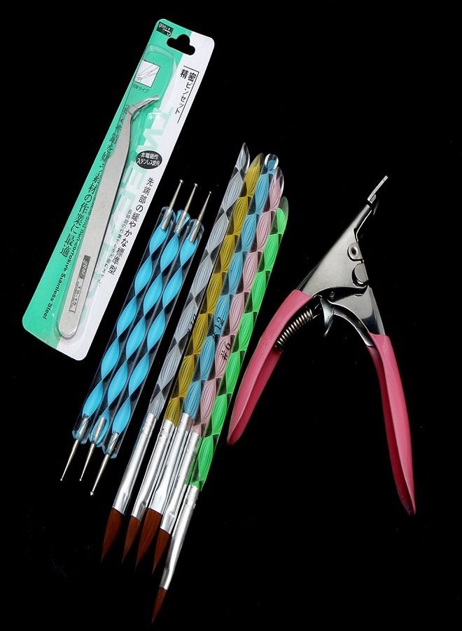 ORiTi Nail Art Tool Complete Supplies 42 Color Crystal Student Set  - Image 3