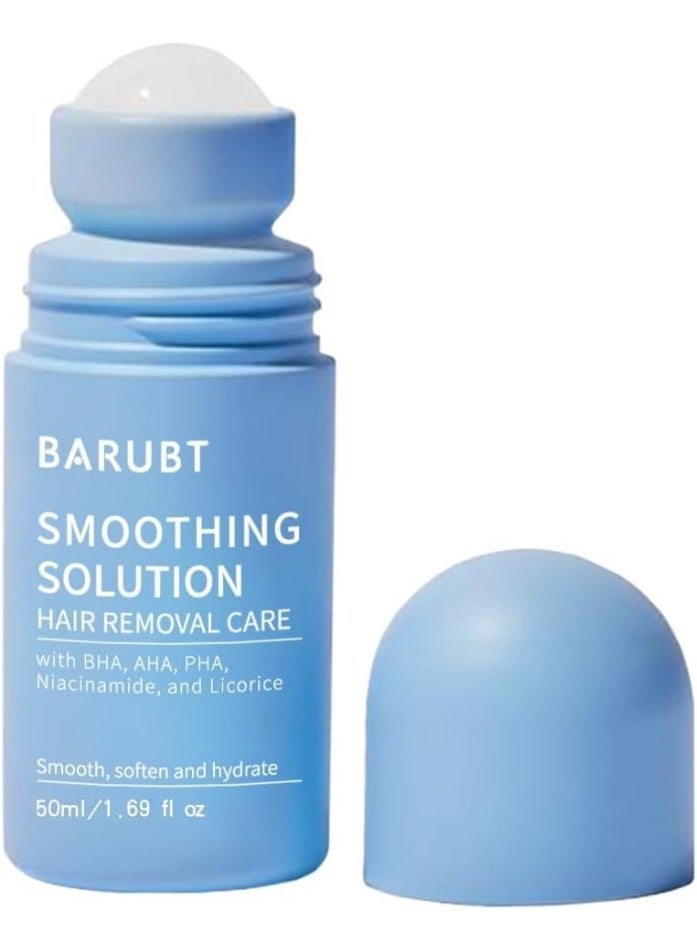 BARUBT حل تنعيم، عناية إزالة الشعر، سيروم علاج الشعر الناشئ – حل تنعيم لنتوءات الحلاقة وعناية ما بعد إزالة الشعر | عناية مرطبة للإبطين والساقين وخط البيكيني والذراعين - Image 1