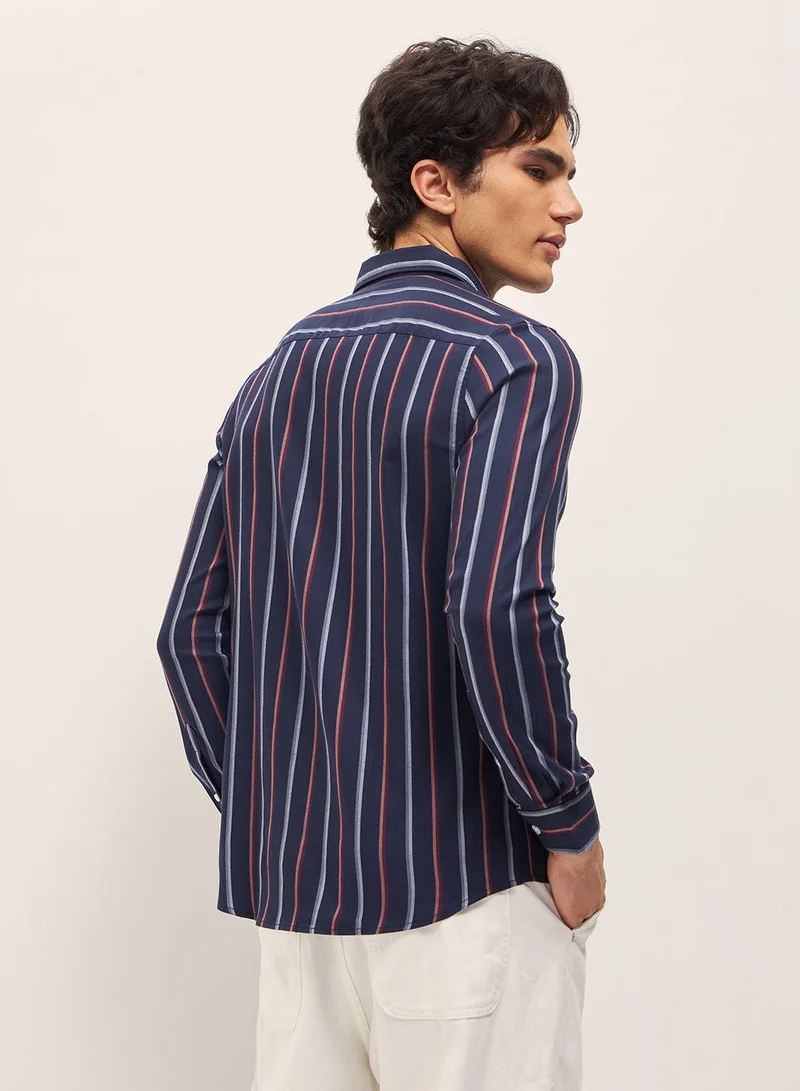 THE BEAR HOUSE  Shirt for Men | Long Sleeve, Casual & Formal Wear | Soft, Breathable Fabric for Office, Everyday, & All-Season Use in Classic & Trendy for Men | Best Price UAE