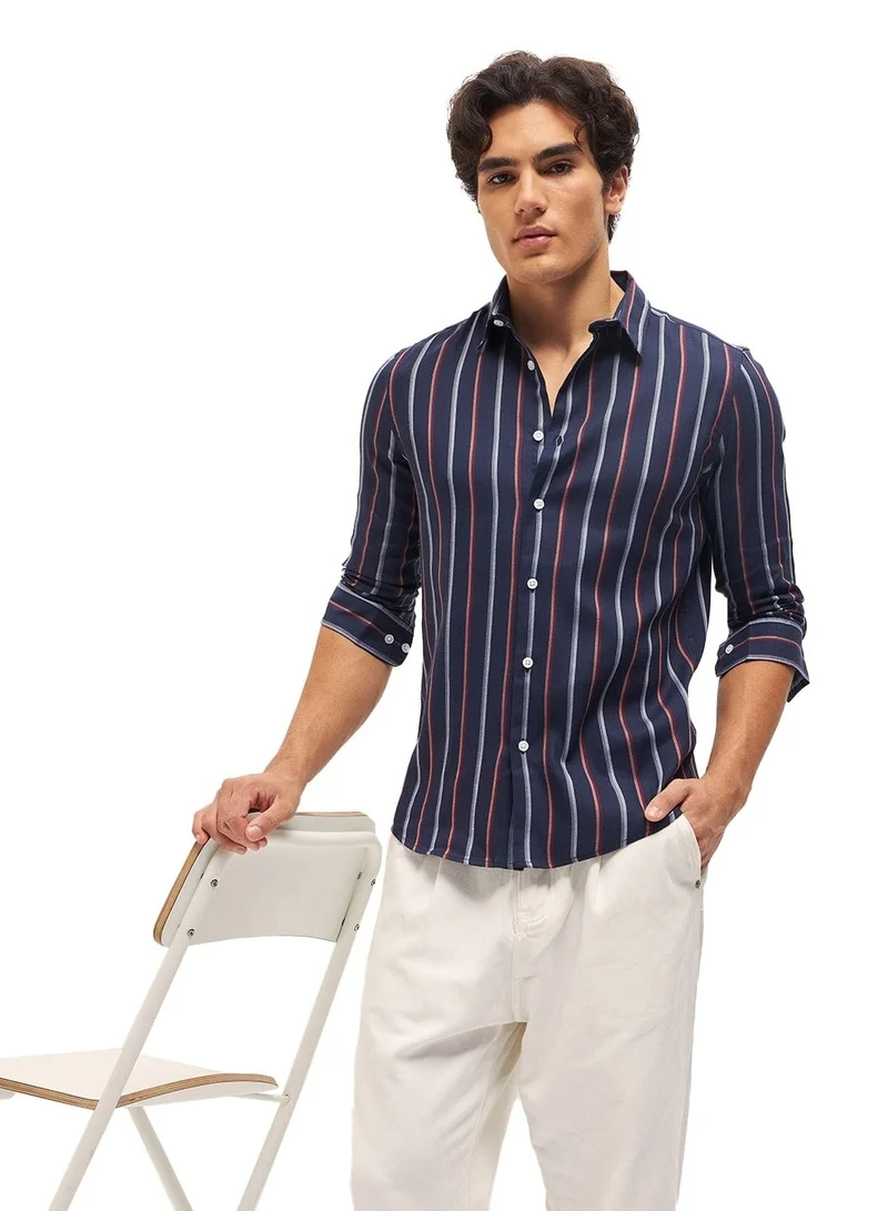 Shirt for Men | Long Sleeve, Casual & Formal Wear | Soft, Breathable Fabric for Office, Everyday, & All-Season Use in Classic & Trendy