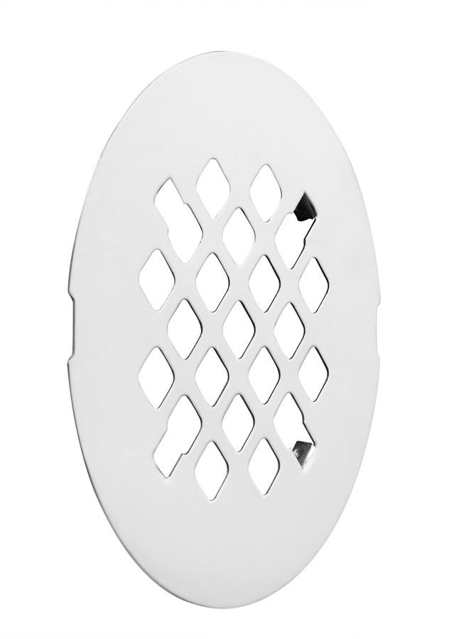 Artiwell 4-1/4” OD Snap-in Shower Drain Cover, Round Shower Drain Strainer Grid, Replacement Cover, Designed for Long-Lasting(Chrome Plated) - Image 5