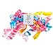 WRAPAHOLIC 12Count SelfAdhesive Curly Bows Gift Wrap Accessory BlueYellowPink Mixed Color Combinations Perfect for Christmas Birthday Holiday Party Favors Decorations - Image 4
