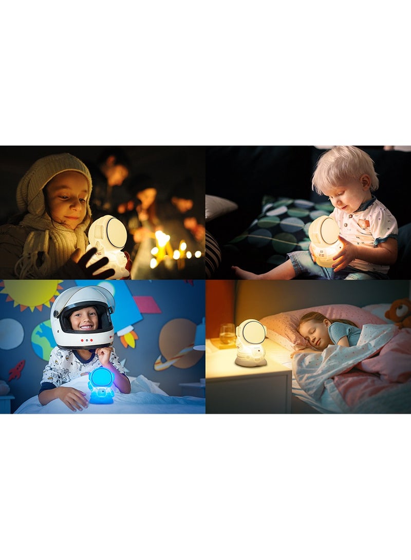 Portable Dimmable Astronaut Night Light Touch Control Rechargeable Silicone Lamp for Kids Room Decoration Gifts - Image 5