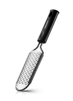 BEZOX Foot Scrubber For Dead Skin - Stainless Steel Heel Callus Foot File For Efficient Callus Removal - Foot Scraper Rasp For Smooth Feet (Dark)  - Image 1