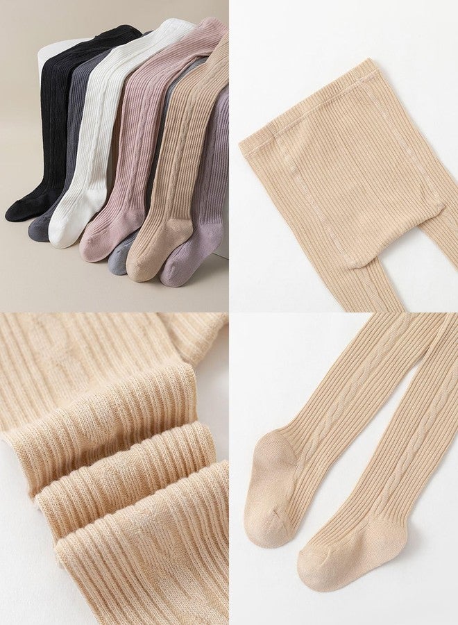 BINIDUCKLING Baby Cable Knit Tights 6-12 Months Dark Grey - Image 5