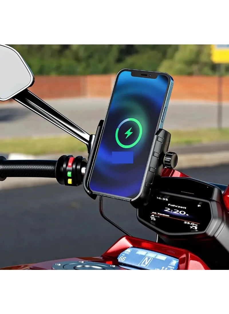 Zoli Mirror and Handlebar Mounted Bicycle Motorcycle Phone Holder  - Image 5