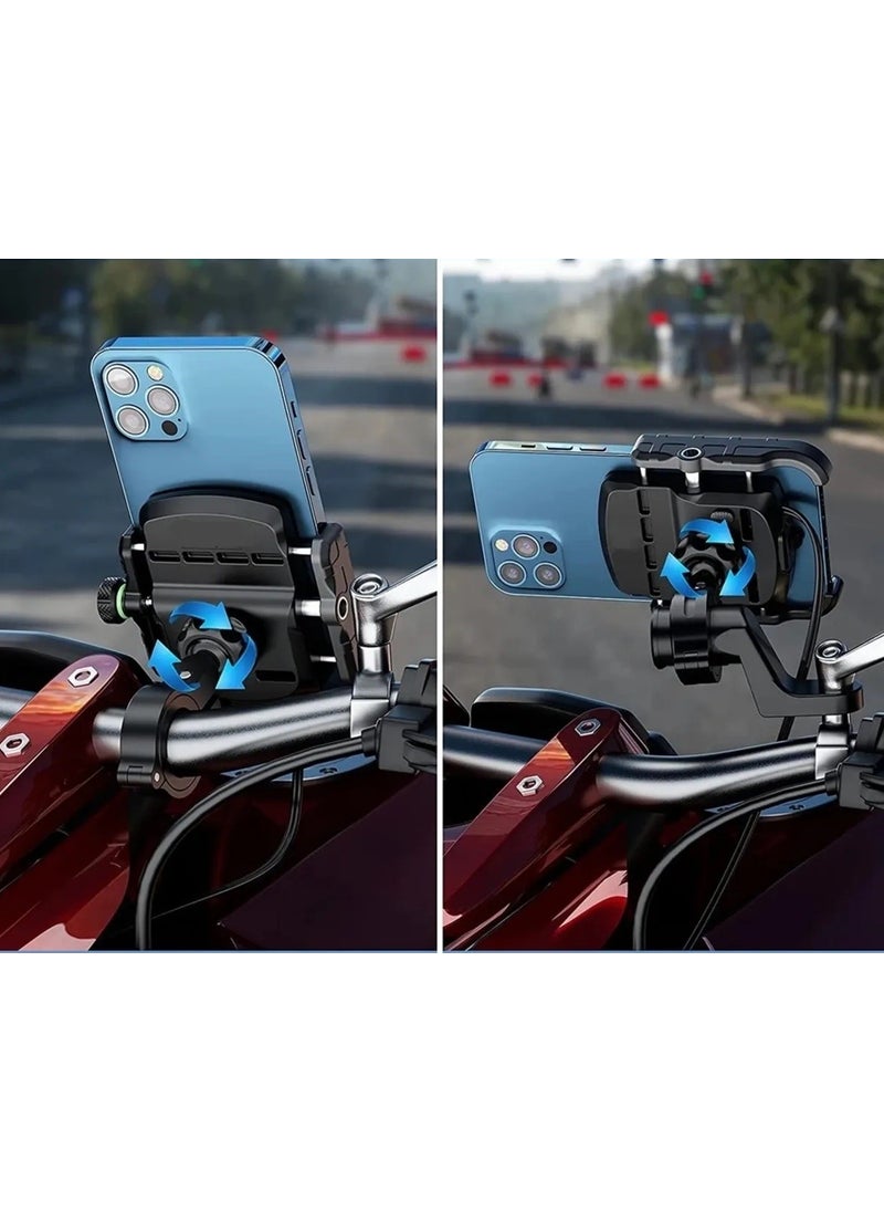 Zoli Mirror and Handlebar Mounted Bicycle Motorcycle Phone Holder  - Image 4