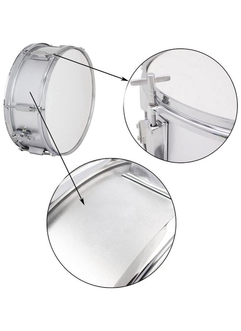 Vitacelli - Marching Drum Silver Steel Band Drum 60X60X31CM - Image 1