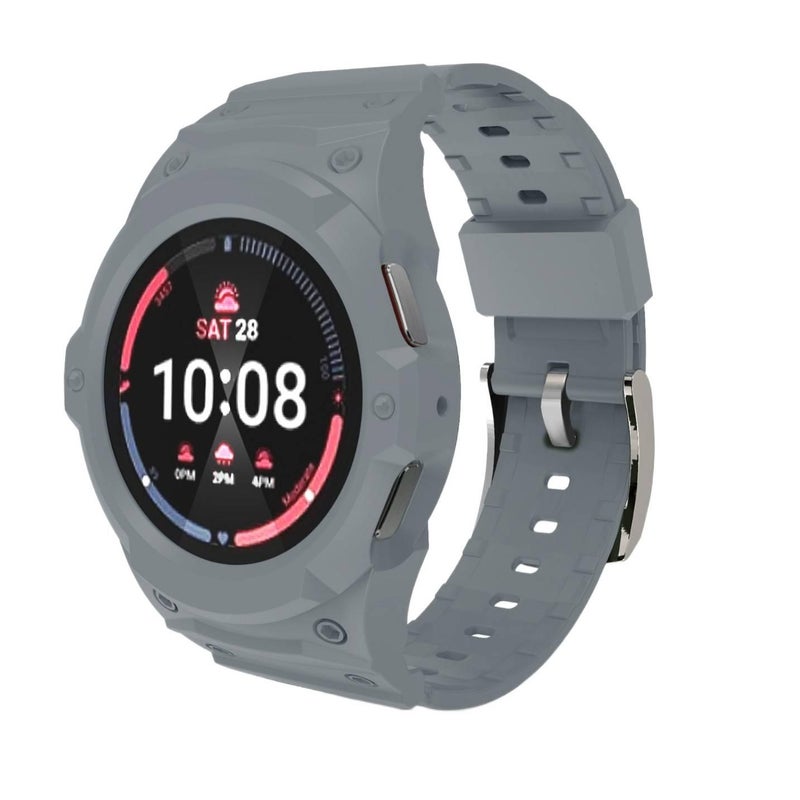 Black Smartwatch Band Compatible with Samsung Galaxy Watch with Adjustable Fit Replacement Strap for Daily Wear - Image 3
