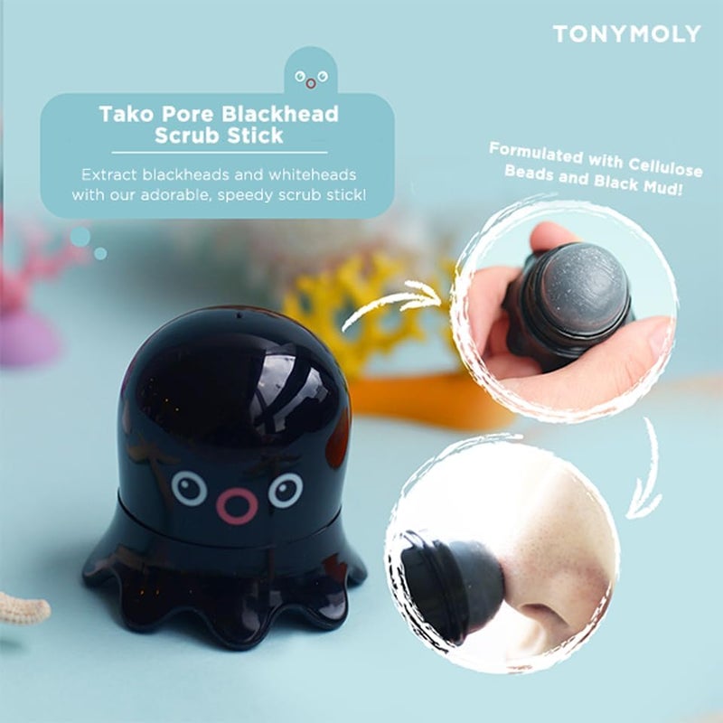 Long lasting universal build Tako Pore Black Head Scrub Stick Elegant practical design - Image 2