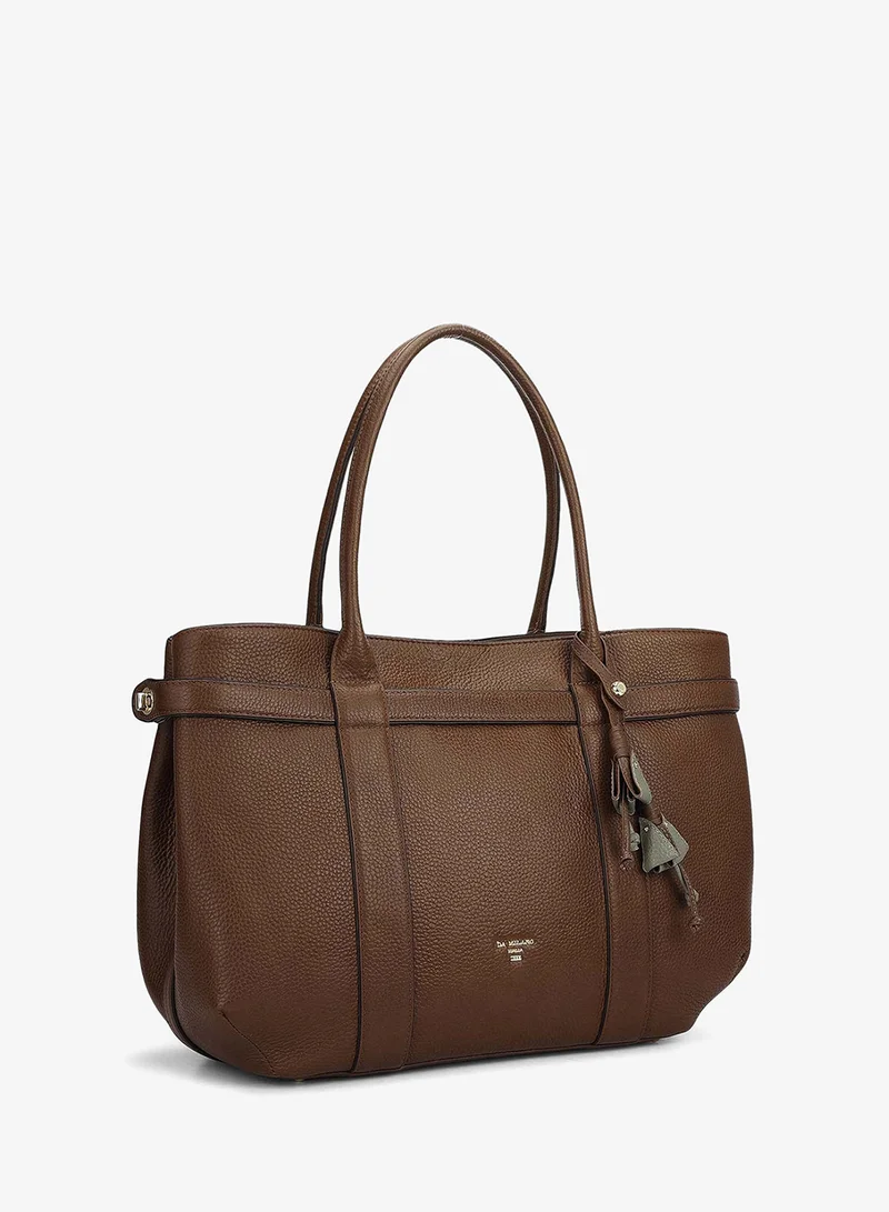 Da Milano Mocha Willow Shoulder Bag (L) for Women | Best Price UAE