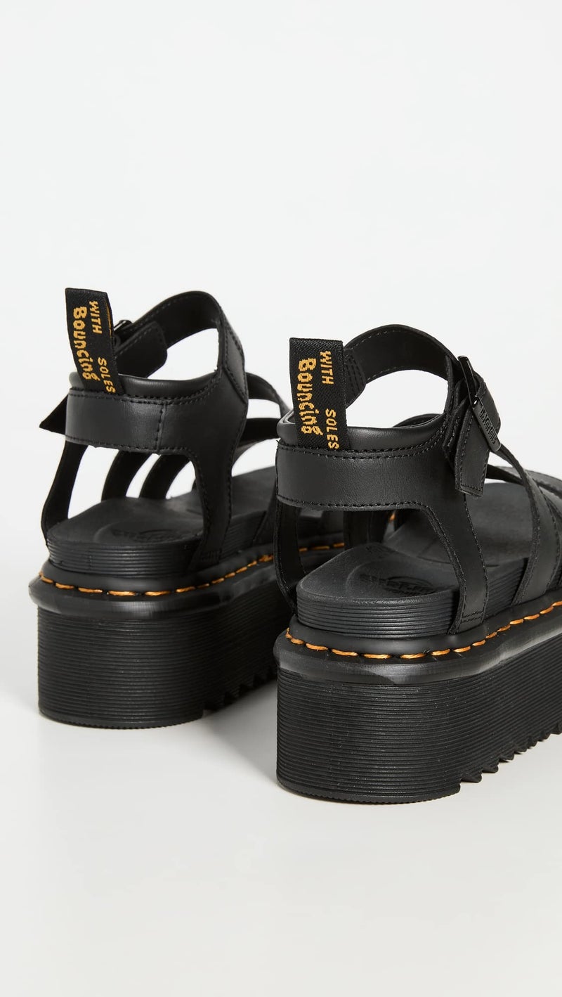 Dr Martens Dr. Martens Women's Blaire Quad Sandals, Black, 9 Medium US - Image 3