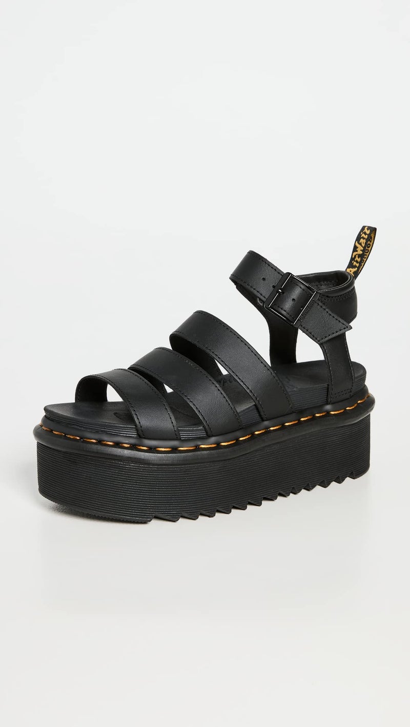 Dr Martens Dr. Martens Women's Blaire Quad Sandals, Black, 9 Medium US - Image 2