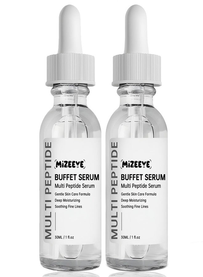 MIZEEYE Peptides Serum For Face, 2 PCS Buffet Multi Peptide Face Serum For Anti-aging, Moisturizing, Fine Lines & Acne. - Image 1
