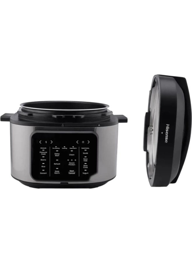 Hisense All-in-One Multi Cooker – HMC6SBK 6 L 1500 W HMC6SBK BLACK - Image 2