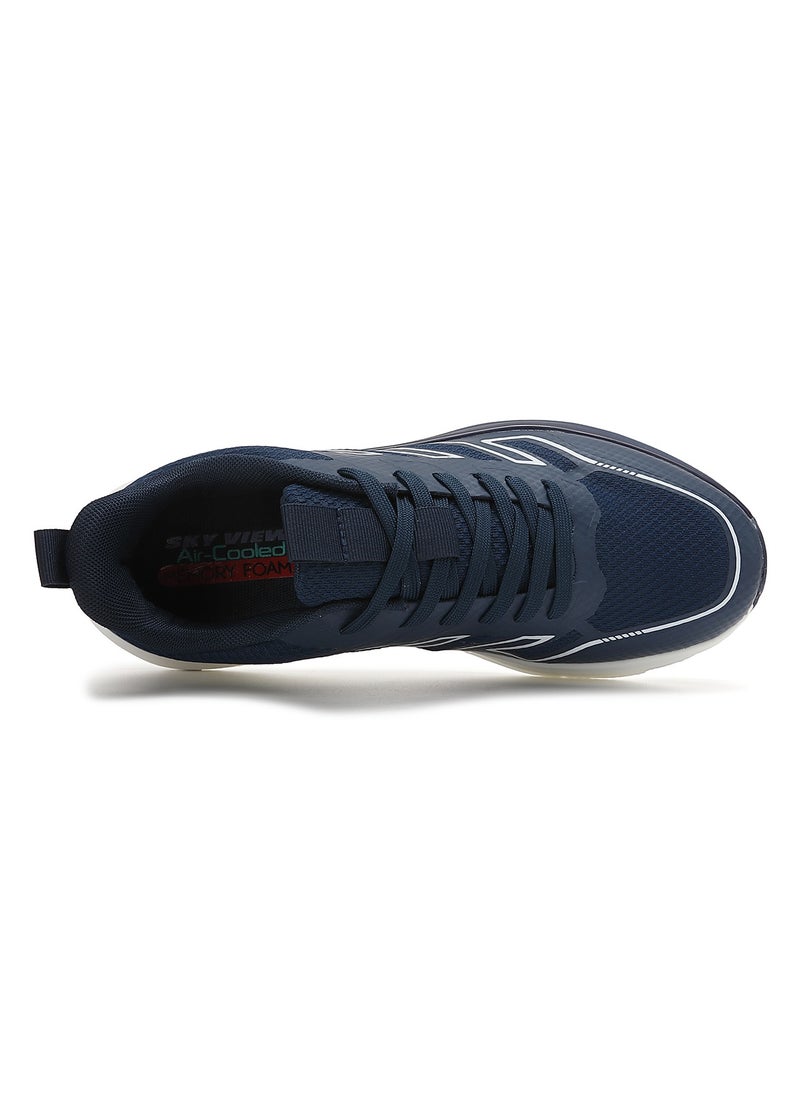 Sky View - Athlesiure Men's Lace Up Walking Shoes Running Comfortable Tennis Breathable Non Slip Athletic Sports Shoes Gym Workout Cross Training Sneakers With Non-Slip Backing - Image 1