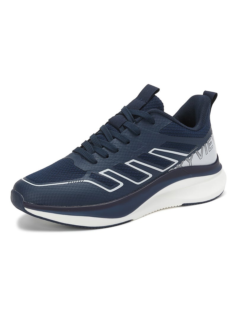 Sky View - Athlesiure Men's Lace Up Walking Shoes Running Comfortable Tennis Breathable Non Slip Athletic Sports Shoes Gym Workout Cross Training Sneakers With Non-Slip Backing - Image 1
