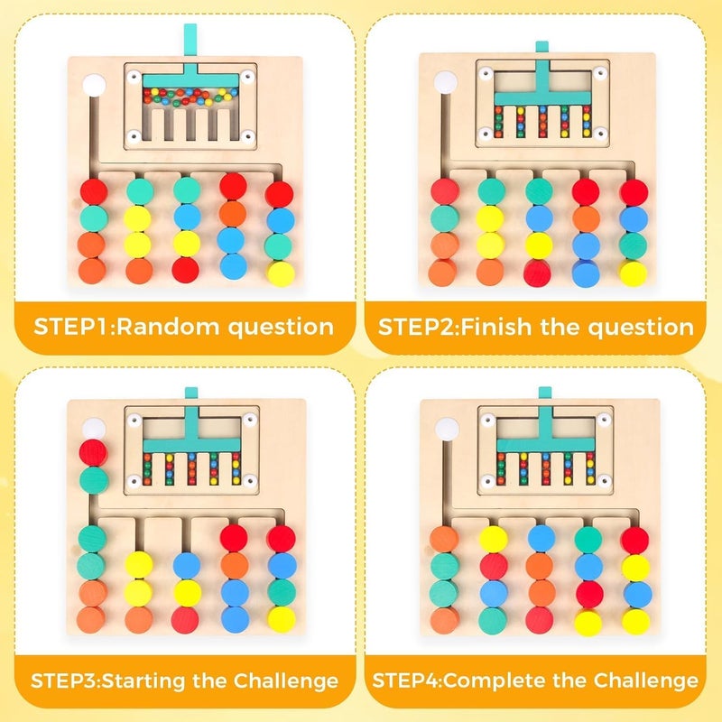 MAGIC VAULT Color Matching Puzzle Toy - Montessori Brain Teaser for Kids 3+ - Image 5
