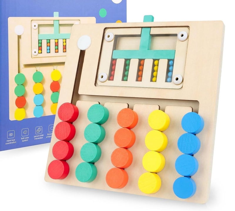 MAGIC VAULT Color Matching Puzzle Toy - Montessori Brain Teaser for Kids 3+ - Image 1