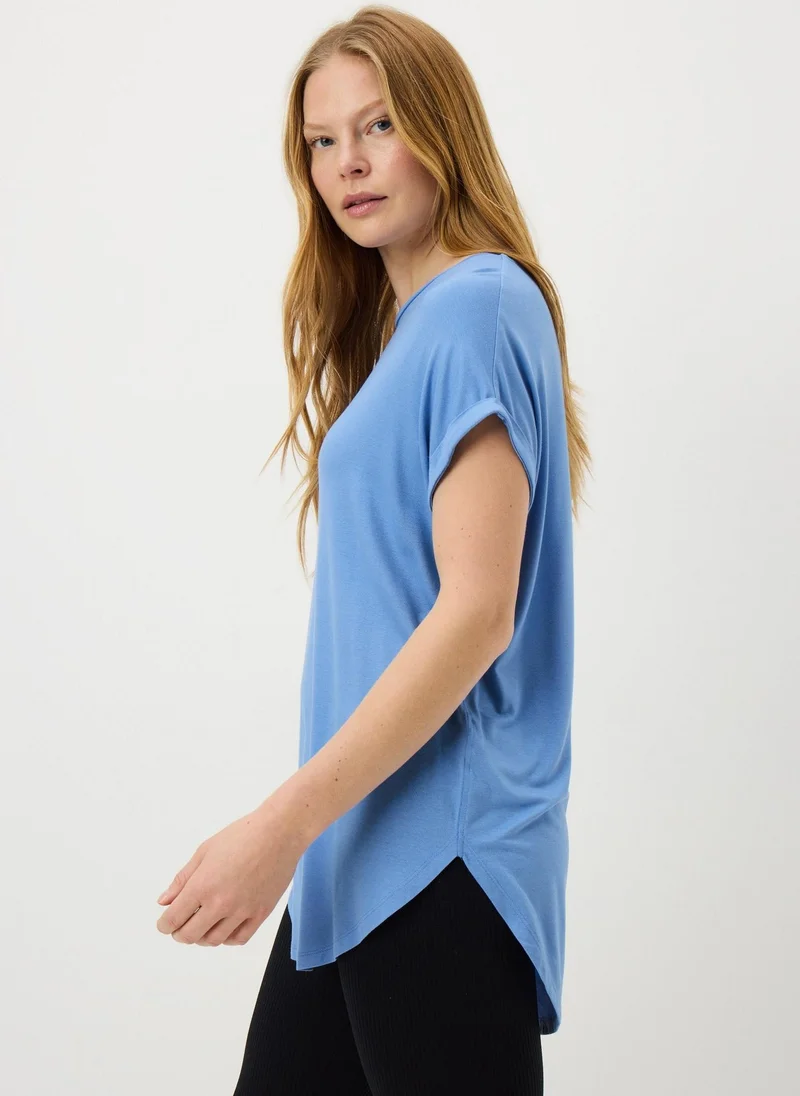 ماتلان Blue Longline T-Shirt