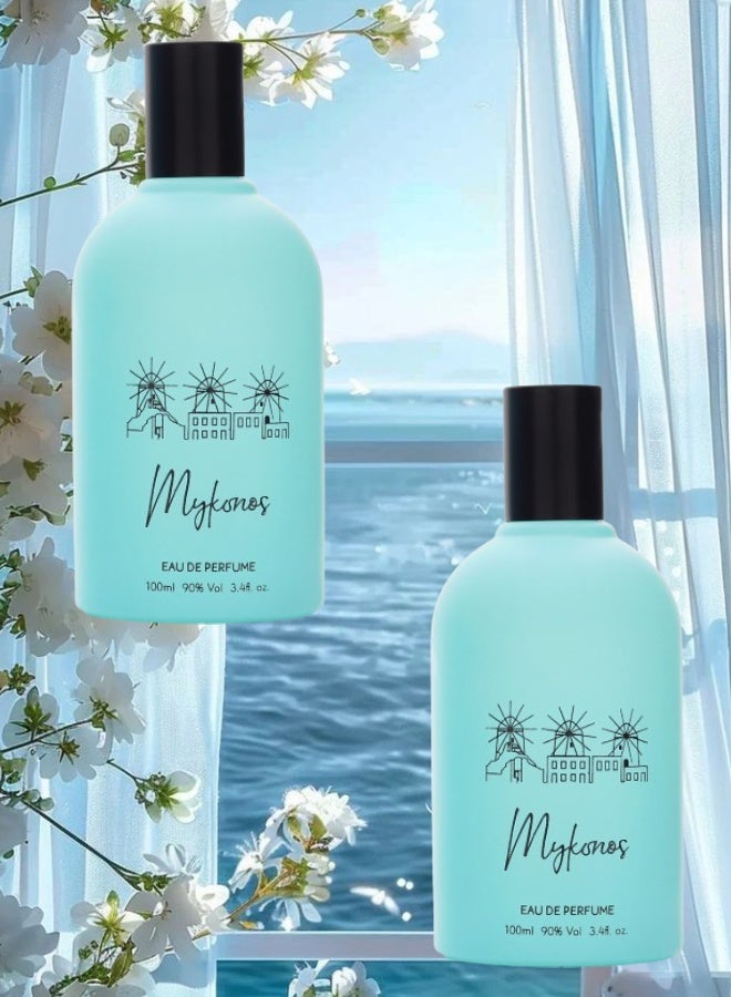 SALMAN SAFFRON 2 Pieces Mykonos Perfume 100ML - Image 1