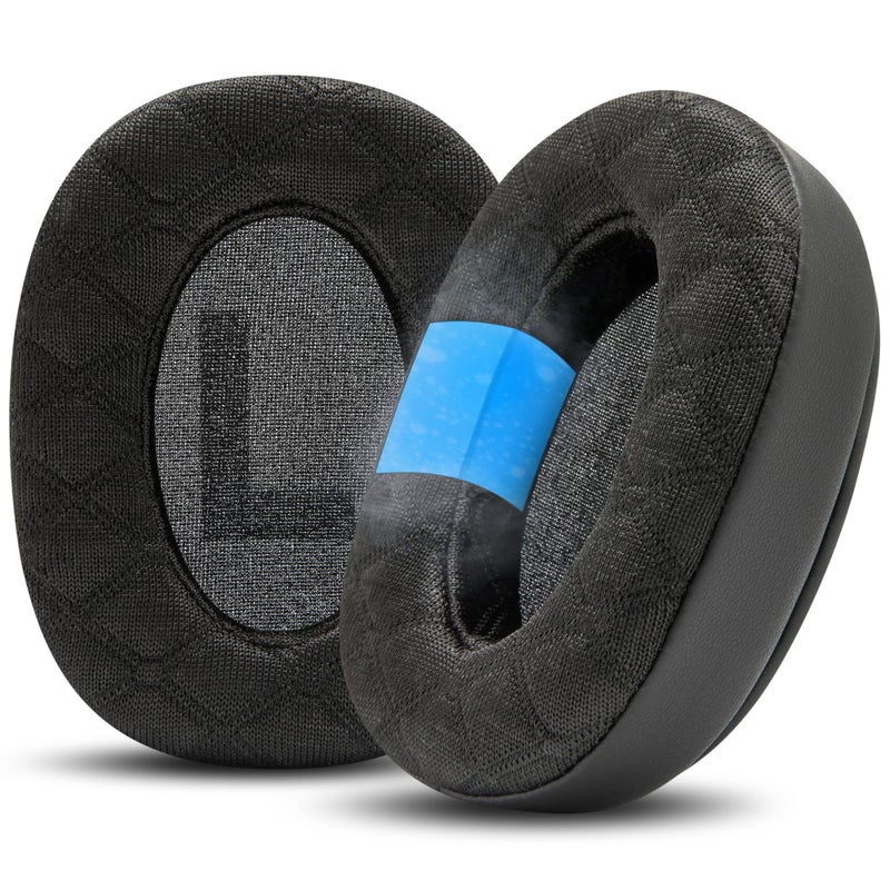 WC Freeze V2 G PRO X â€“ Angled Cooling Gel Earpads Compatible with Logitech G Pro X Series by Wicked Cushions | Angled Pads for Extreme Comfort, New Freeze V2 Cooling Fabric, Extra Thick | Black - Image 1