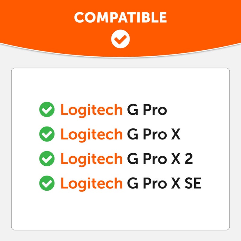 WC Freeze V2 G PRO X â€“ Angled Cooling Gel Earpads Compatible with Logitech G Pro X Series by Wicked Cushions | Angled Pads for Extreme Comfort, New Freeze V2 Cooling Fabric, Extra Thick | Black - Image 2